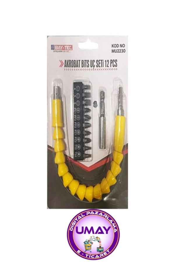 Bay Tec Mu 2230 Akrobat Bits Uç Seti 12 Parça