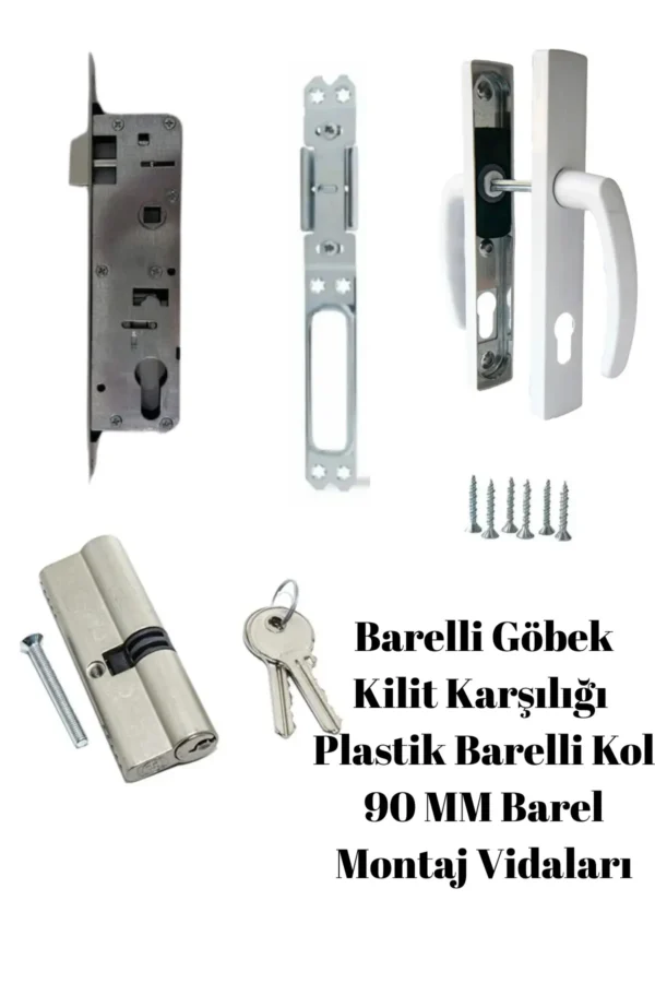 Barelli Kapı Kilit Seti 90 mm